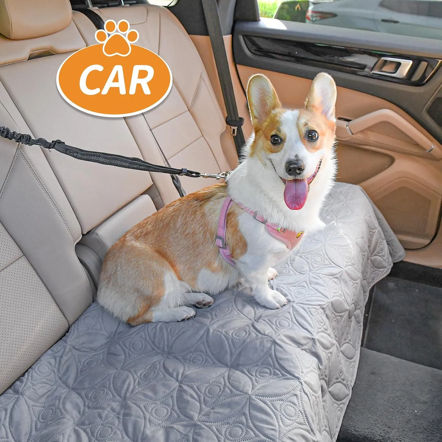 2 Packs Waterproof Dog Blankets Washable for Large Dog, Pet Couch Covers Protect Bed Sofa Furniture, Soft Reversible Dog Blankets Anti Scratches Dirty for Puppy Kids (54"82", Light/Dark Grey)