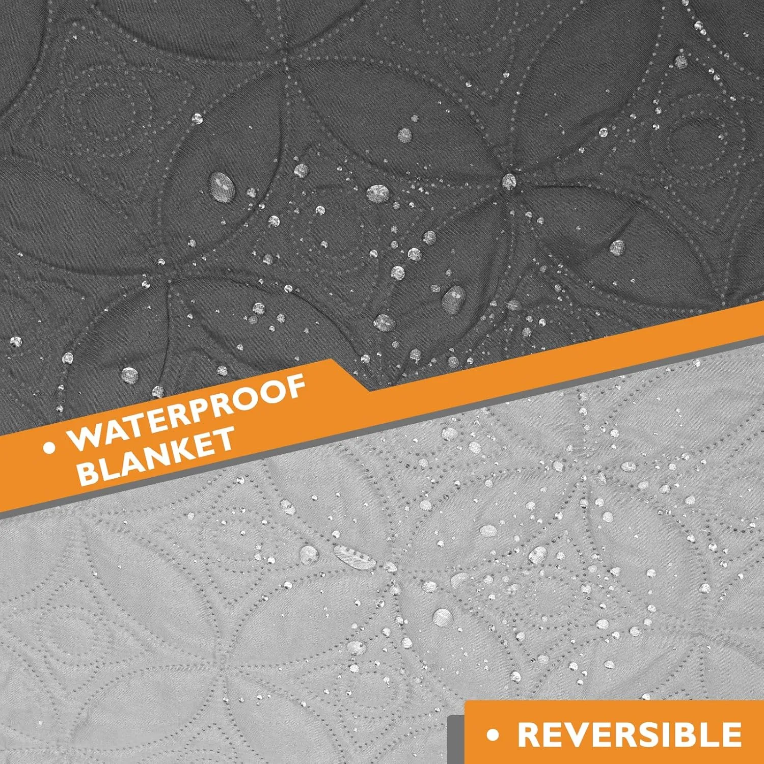 2 Packs Waterproof Dog Blankets Washable for Large Dog, Pet Couch Covers Protect Bed Sofa Furniture, Soft Reversible Dog Blankets Anti Scratches Dirty for Puppy Kids (54"82", Light/Dark Grey)