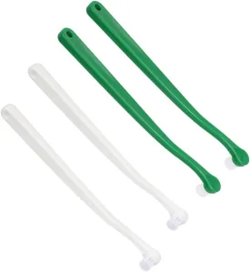 4Pcs Cat Toothbrush Soft Bristle Pet Oral Cleaning Brush with Ergonomic Handle Small Head Design for Comfortable Use for Cats and Small Dogs