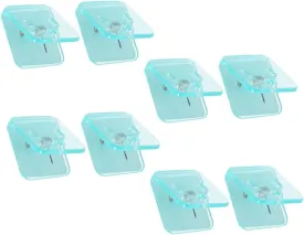8pcs Pee Pad Holder Dog Training Floor Protection Holder Potty Pad Wall Clip Pee Pad Hold for Wall Pee Training Pad Holder Dog Potty Pad Holder Dog Training Pads Sky-Blue