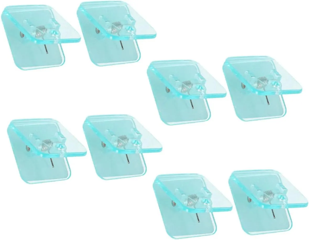8pcs Pee Pad Holder Dog Training Floor Protection Holder Potty Pad Wall Clip Pee Pad Hold for Wall Pee Training Pad Holder Dog Potty Pad Holder Dog Training Pads Sky-Blue