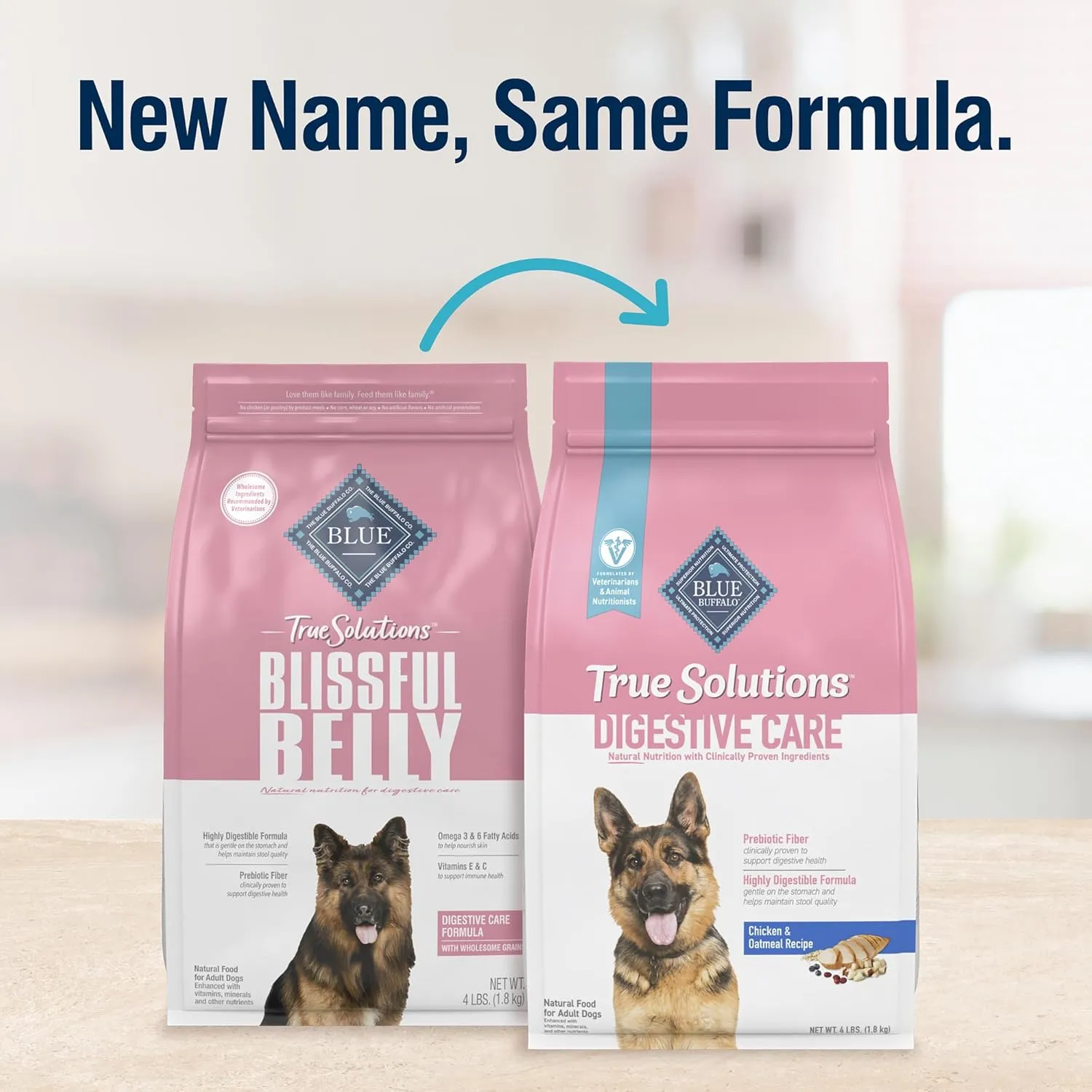 Blue Buffalo True Solutions Digestive Care Natural Dry Dog Food for Adult Dogs, Chicken, 11-lb. Bag