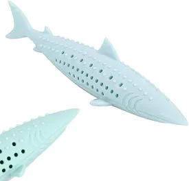 Cat Teething Toys, Fun Cat Fish Toy for Kittens Dental Care, Cat Treating Dispensing Toy No Catnip Included, Durable Cat Chew Toy (1 PCS), Green