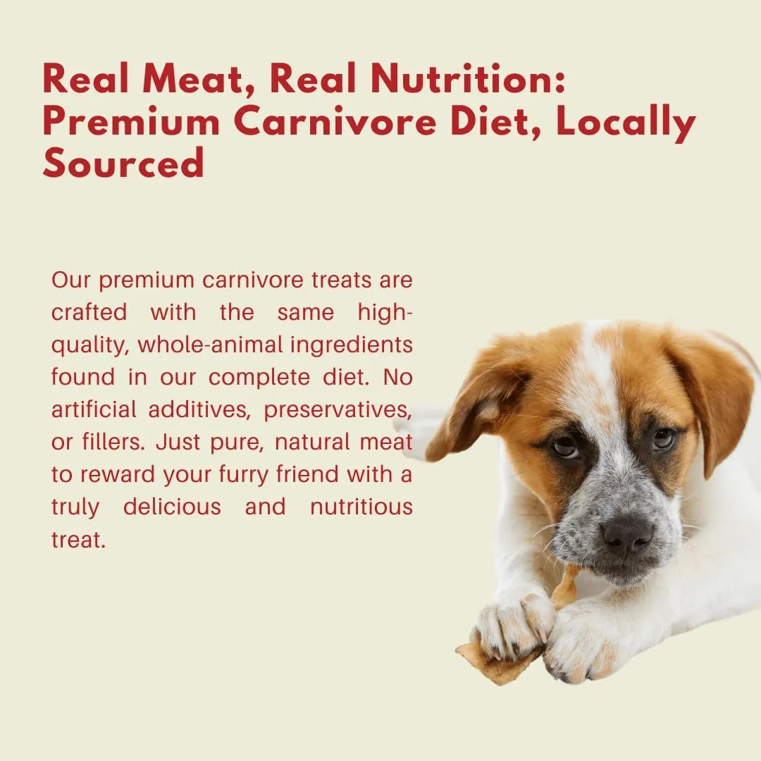 Dehydrated Turkey Gizzards for Dog - Single Ingredient All Natural Grain Free Turkey Dog Treats 2 oz