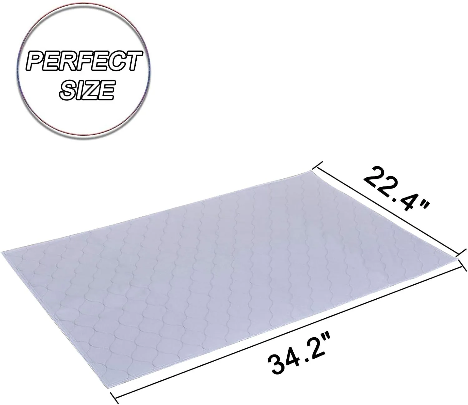Dog Grass Large Potty Patch, Artificial Dog Grass Bathroom Turf for Pet Training, Washable Puppy Pee Pad, Perfect Indoor/Outdoor Portable Potty Pet Loo (Replacement Pee Pad)