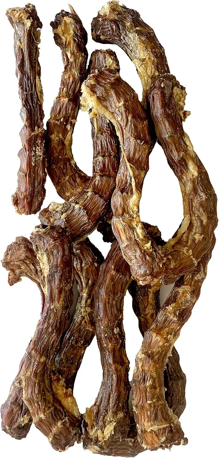 Duck Necks for Dogs, Raised & Made in USA, All-Natural Dog Chews, Treats (Pack of 12)