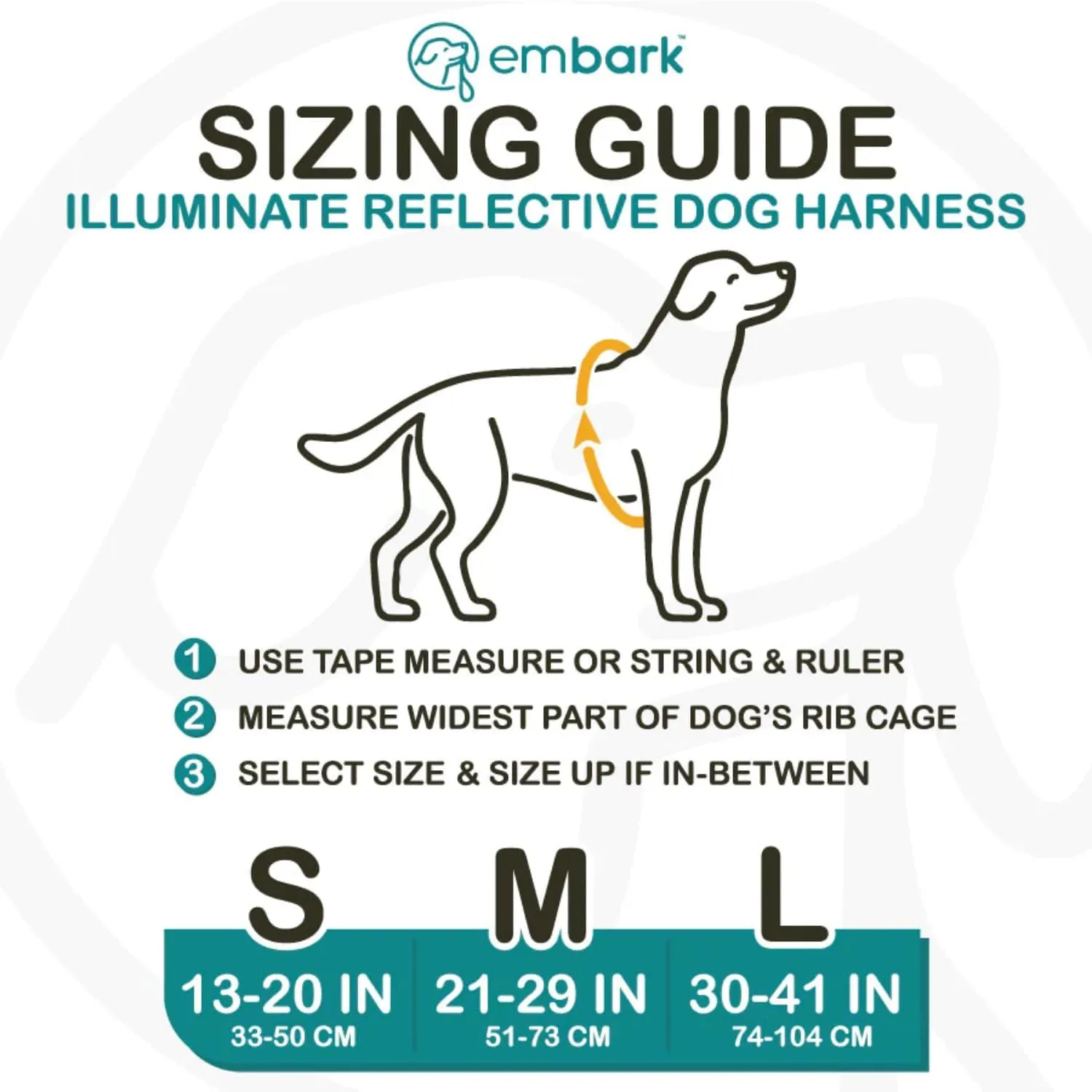 Embark Illuminate Reflective Dog Harness Easy On/Off, No Choke, No Pull Be Seen from All Angles Large Dog Harness. Pink