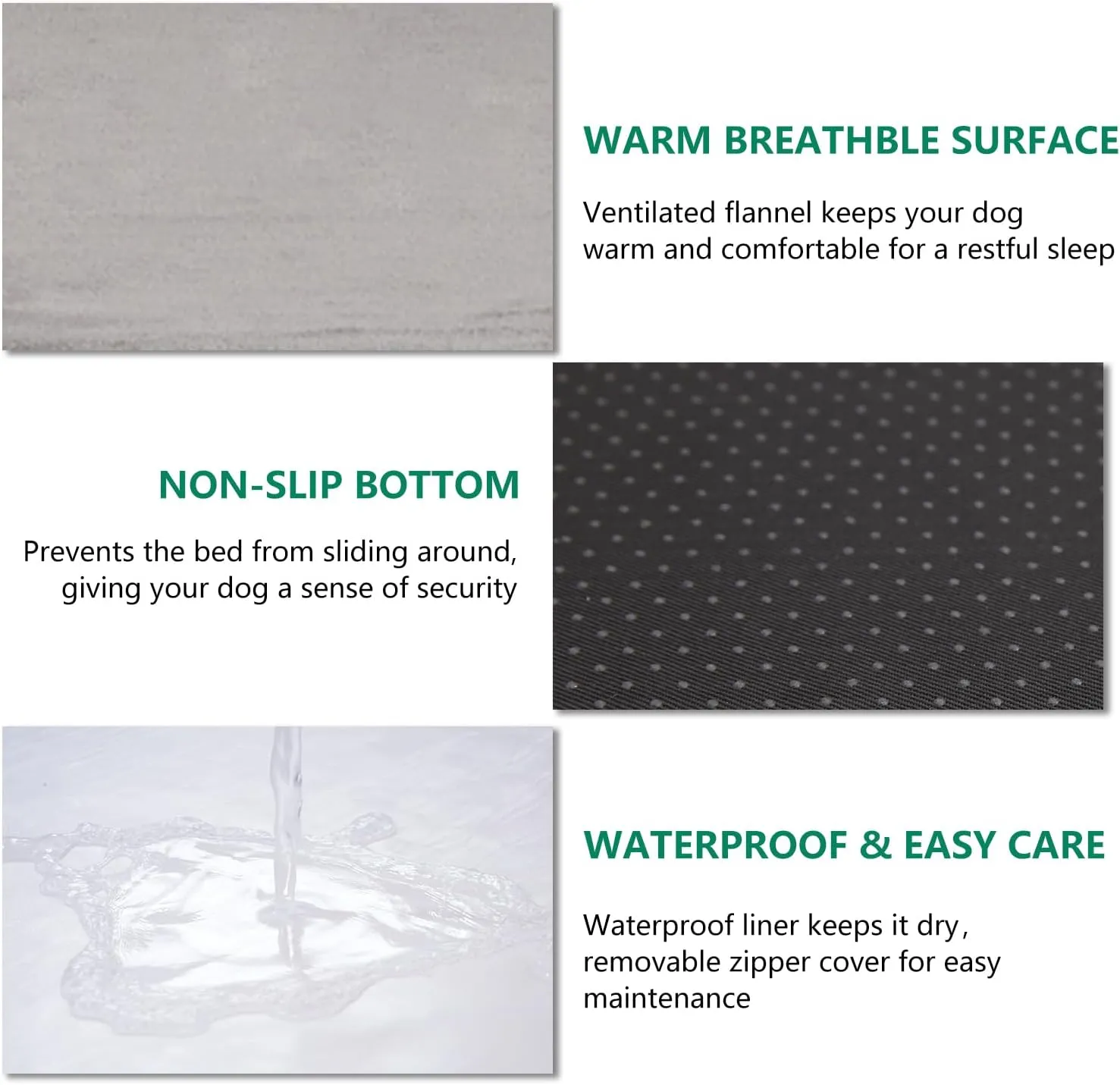 Extra Small Pet Bed with Washable Cover XS Pet Bed 20x15 Waterproof Liner for Dogs Up to 10 lbs