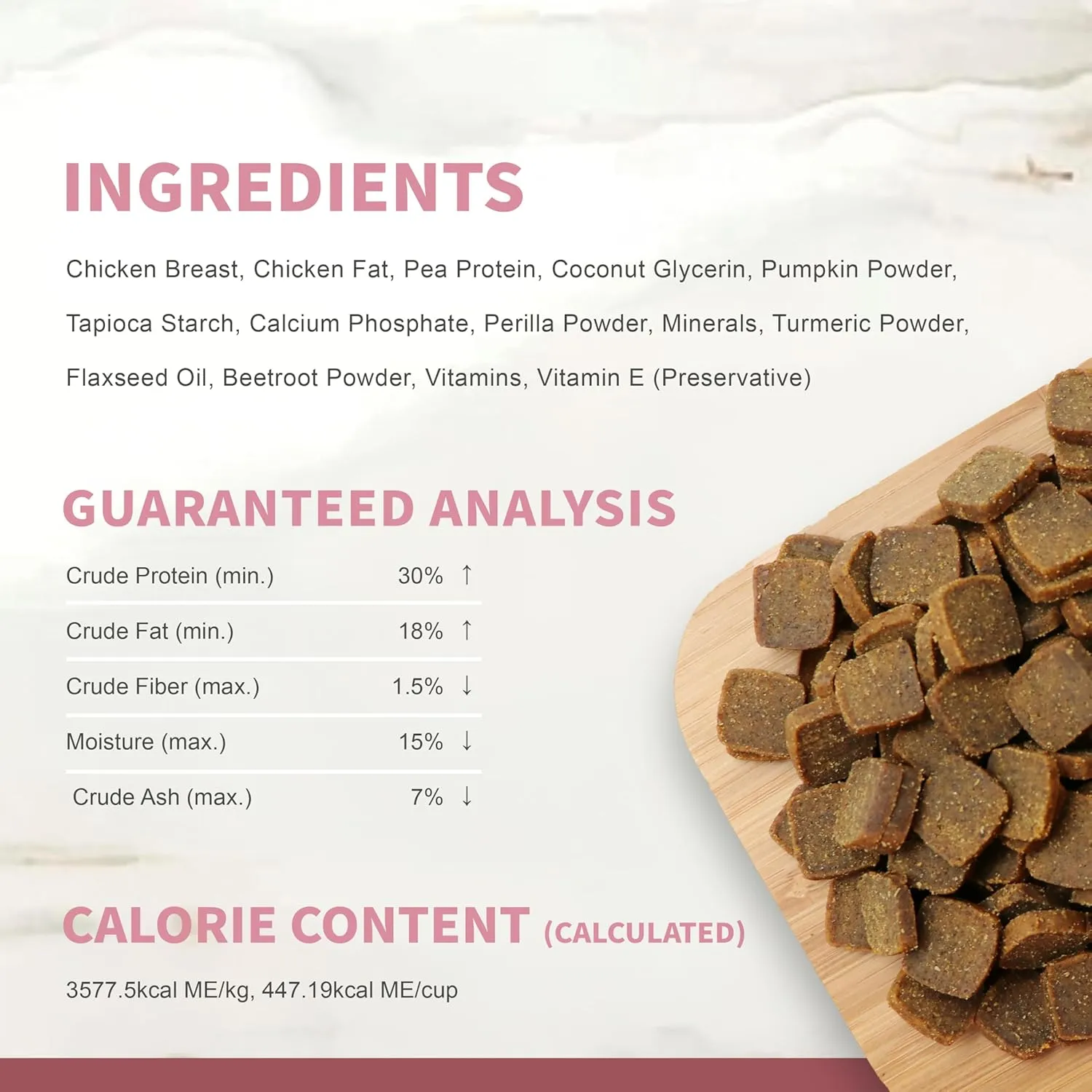 Herz Air-Dried Dog Food  U.S.A Chicken Breast Recipe 2 lb, Single Pure-Meat, Grain Free, All Natural, High Protein, Limited Ingredients