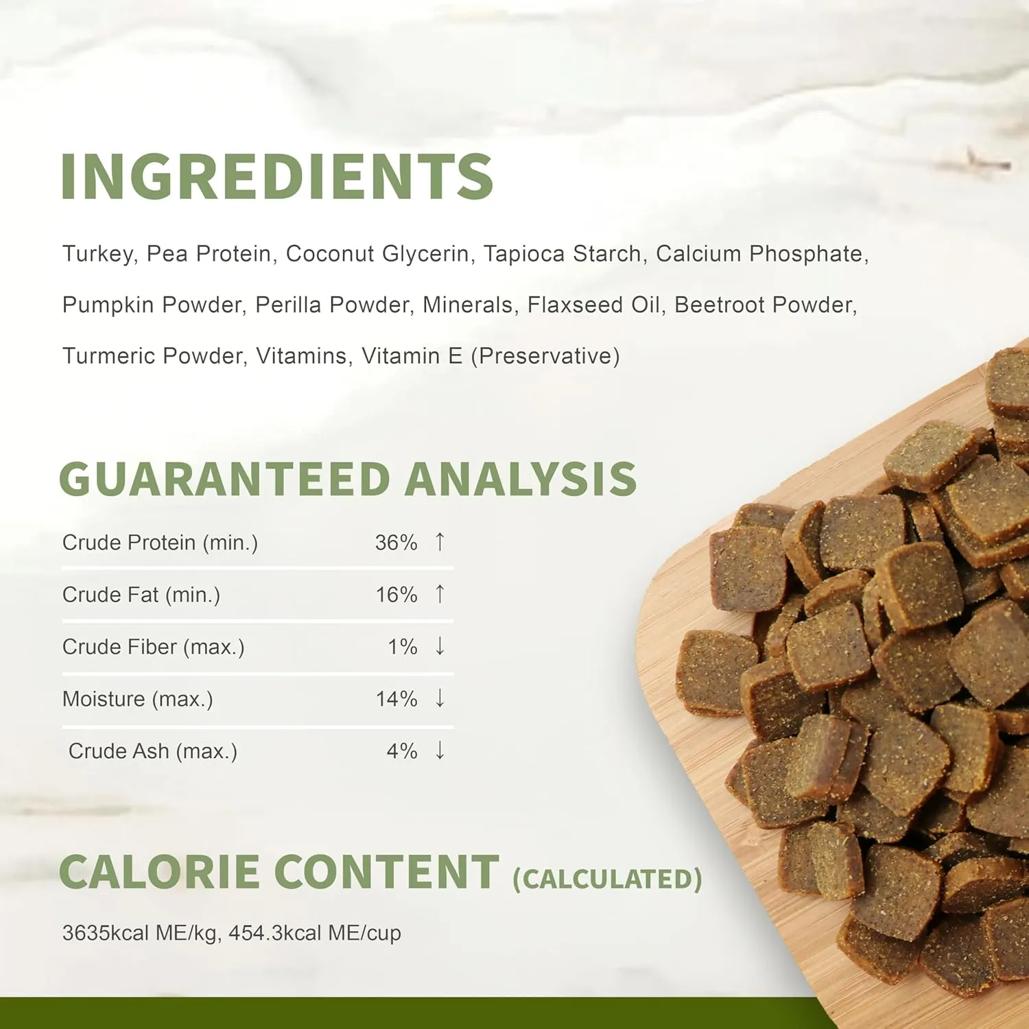 Herz Air-Dried Dog Food  U.S.A Turkey Breast Recipe 2 lb, Single Pure-Meat, Grain Free, All Natural, High Protein, Limited Ingredients