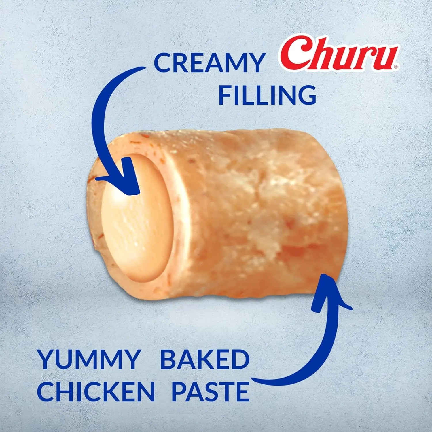 INABA Churu Bites Dog Treat, Grain-Free, Baked Chicken Filled with Churu, Chicken Recipe Wraps Tuna Recipe & Salmon Recipe 20 Pack Variety