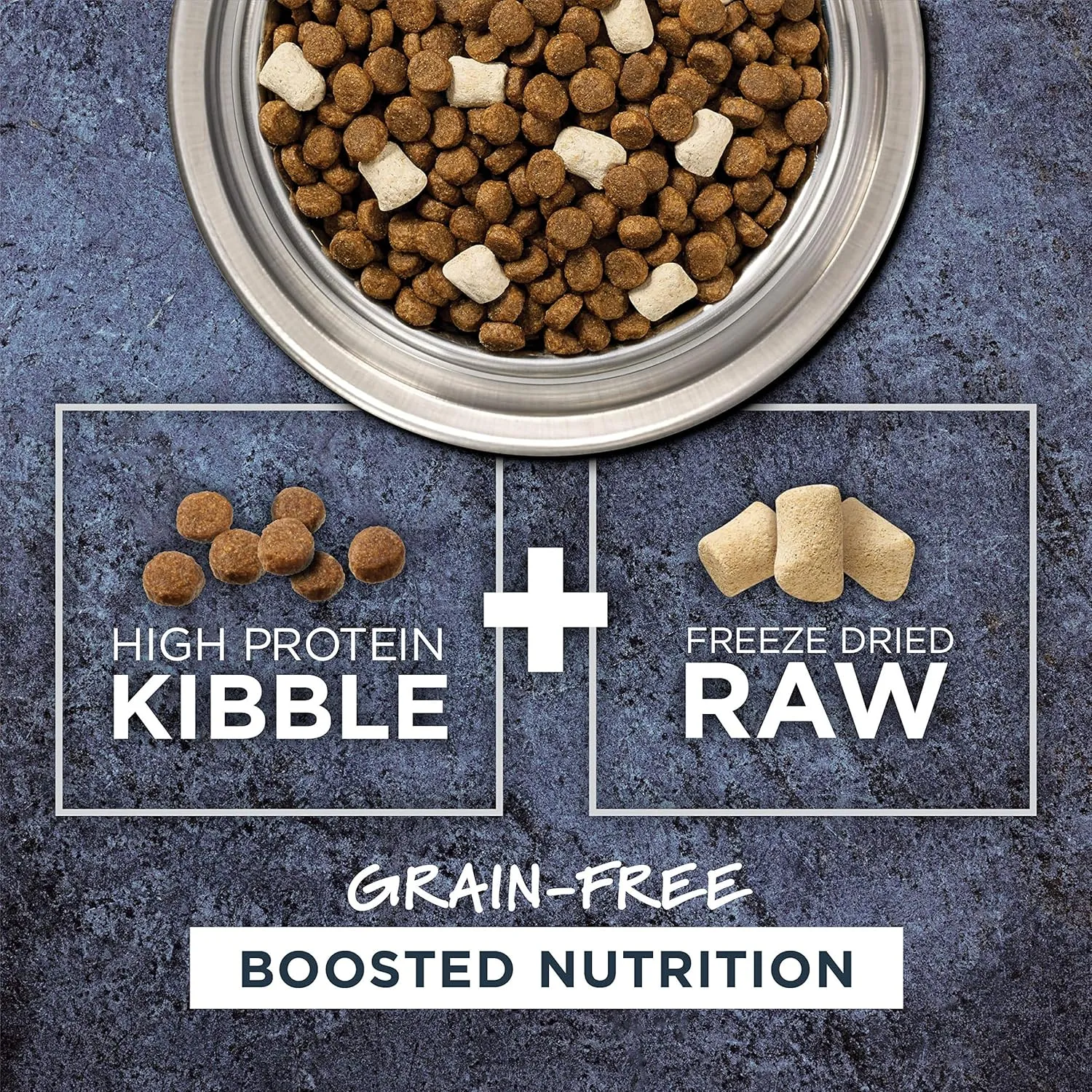 Instinct Raw Boost, Natural Dry Dog Food with Freeze Dried Pieces, High Protein, Grain Free Recipe - Real Salmon, 4 lb. Bag