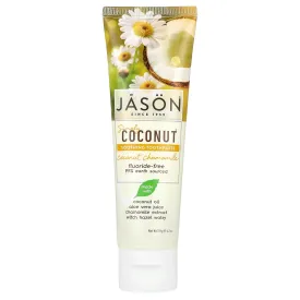 Jason Simply Coconut Soothing Toothpaste, Coconut Chamomile, 4.2 Ounce
