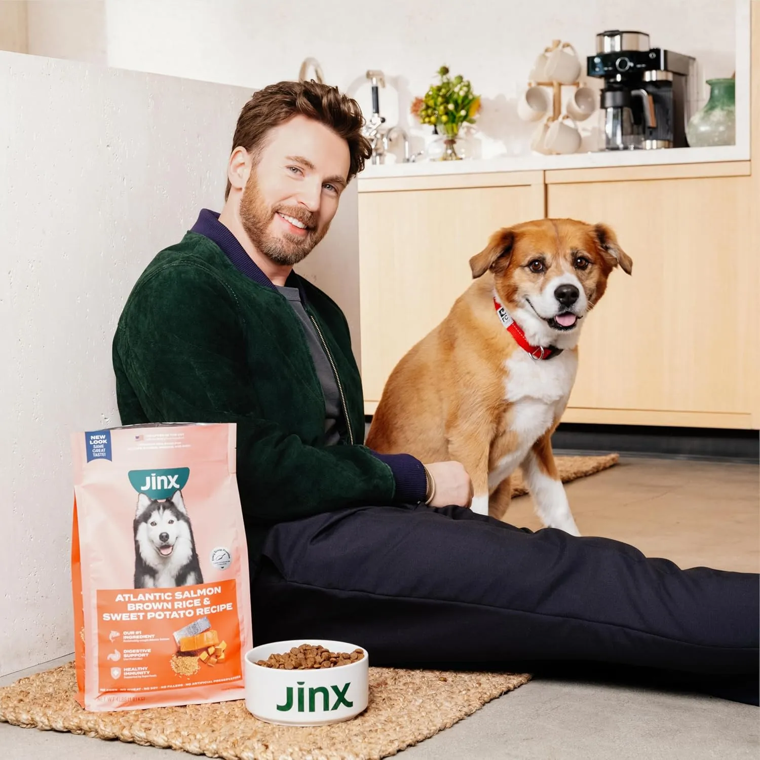 Jinx Premium Dry Dog Food, Puppy - Real Salmon, Brown Rice & Sweet Potato Kibble for Puppies with DHA, Protein & Calcium for Brain Health - Probiotics for Digestive Support - No Fillers - 4lb
