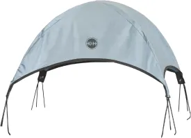K&H Pet Products Outdoor Elevated Dog Cot Canopy, Cooling Sun Tent Shades Pets, Washable, Water-Resistant, Designed to Fit K&H Medium Elevated Dog Cots (Sold Separately) - Medium 32 X 25in Gray