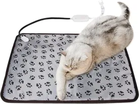 La La Pet Mat for Dog and Cat Constant Electric Heating Temperature Warming Pad Cushion Bed Mat for Pet,Paws