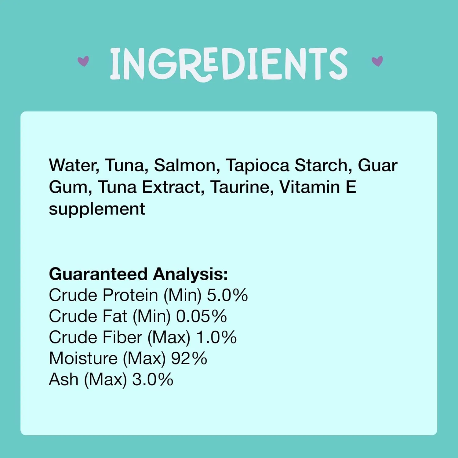 LOVE, NALA - Natural Lickable Cat Squeeze Up Treat,Topper - Tuna & Salmon Mousse - Wet Food Cat Puree - Grain Free, Fiber Blend, Minerals, Vitamins - 4 Pack 2 oz.