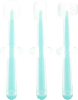 Milisten 1Set Silicone Cat and Dog Toothbrush Gentle Daily Care for Pets Unique Brush Heads for Teeth Cleaning Soft Bristles for Safe Use Puppy Accessories