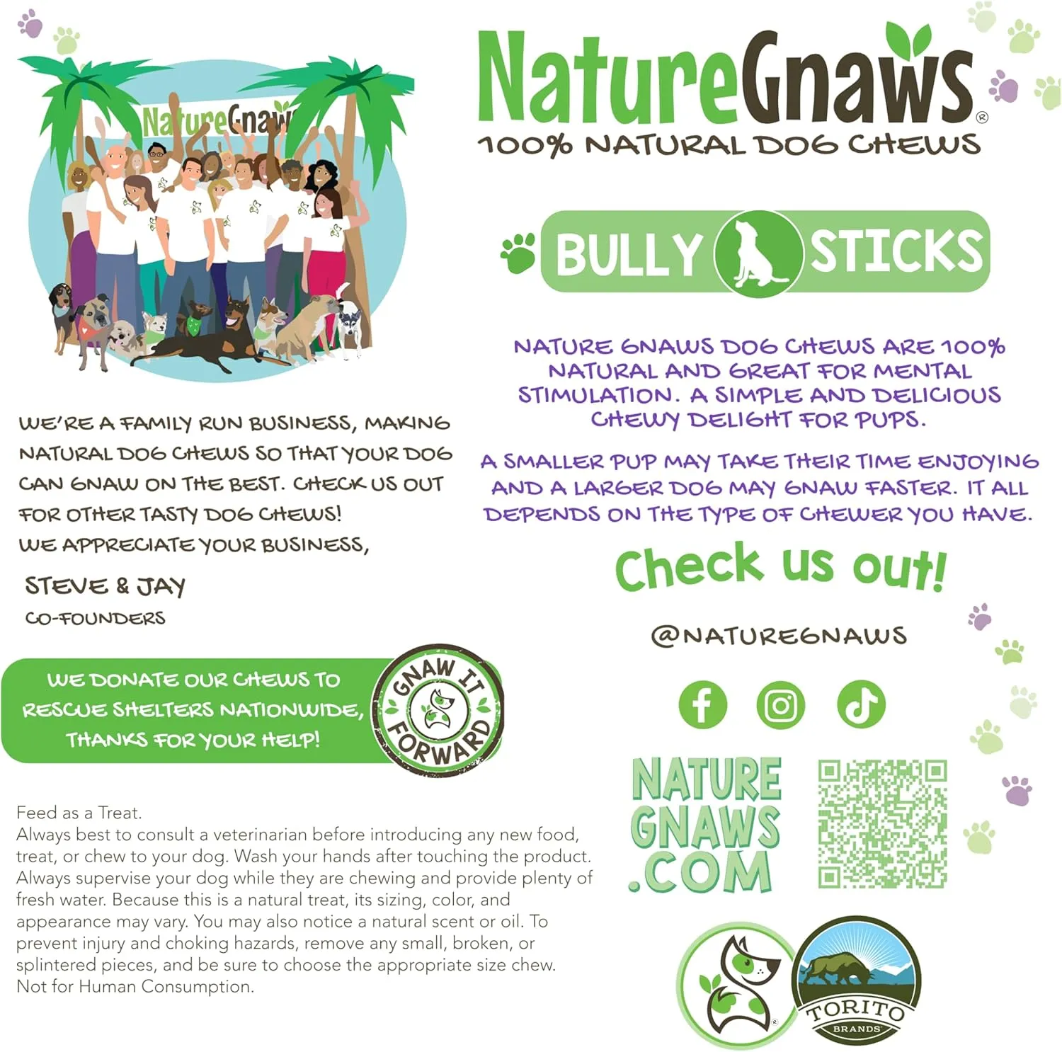 Nature Gnaws Small Bully Sticks for Dogs 5-6" (15 Count) - Long Lasting for Light Chewers and Puppies - Natural Thin Beef Dog Chew Bones - Rawhide Free