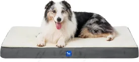 Orthopedic Dog Bed, Memory Foam Revisable Two Side with Washable Removable Cover,Large, 36x26