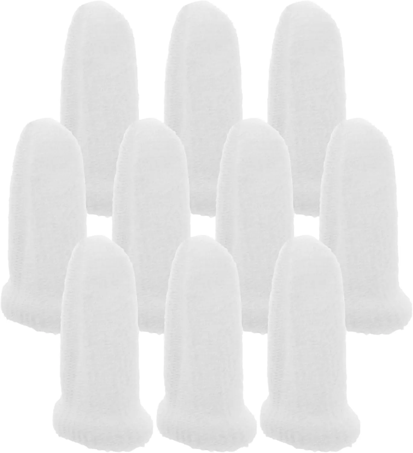Pet Cleaning Gloves 10pcs Dog Cat Toothbrush Gentle Finger for Oral Care