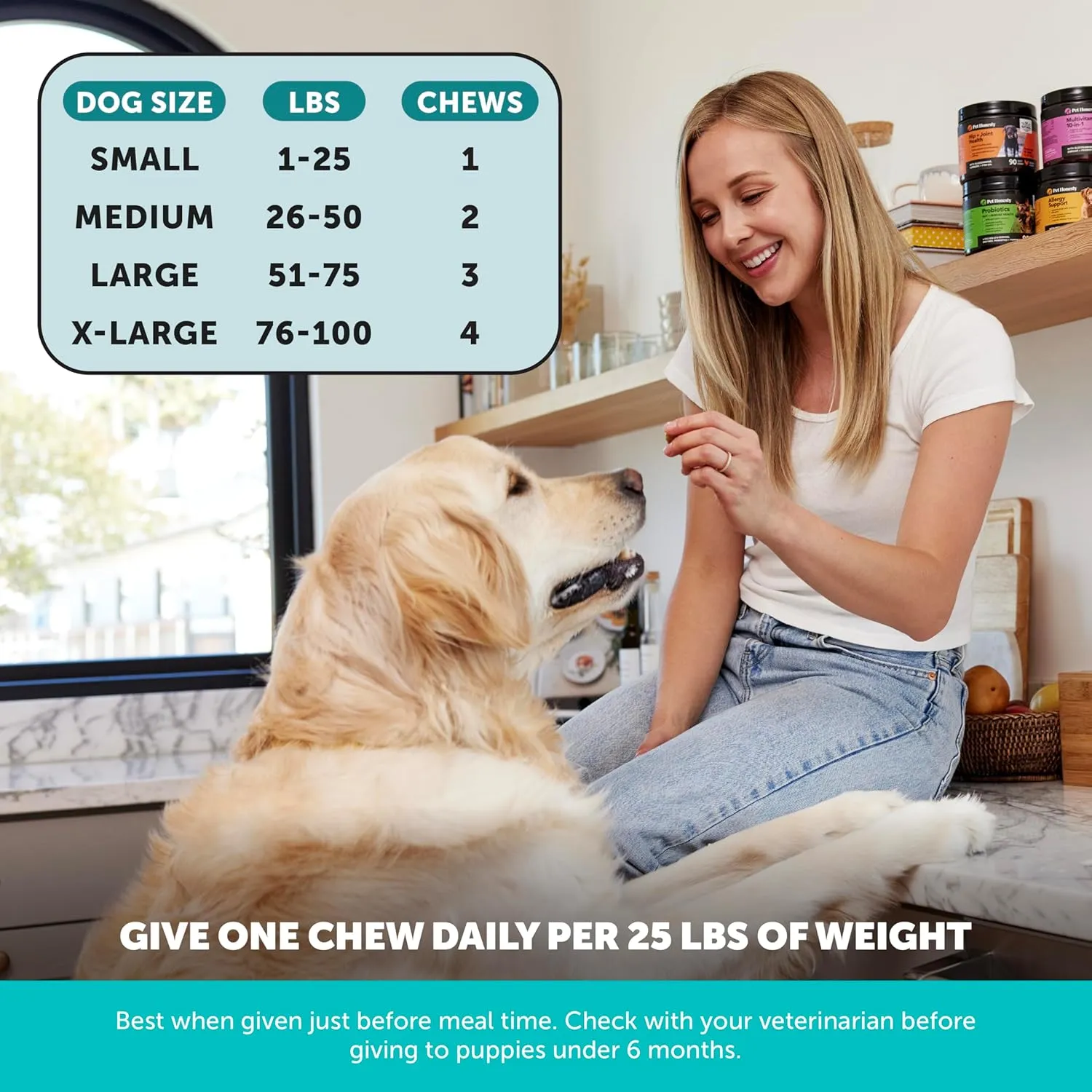 Pet Honesty Natural Hemp Calming Chews for Dogs - Dog Anxiety Relief - Calming Aid Supplement with Valerian Root, Chamomile,   Magnesium - Stress, Separation & Thunder Support - (Beef Liver, 90 Count)