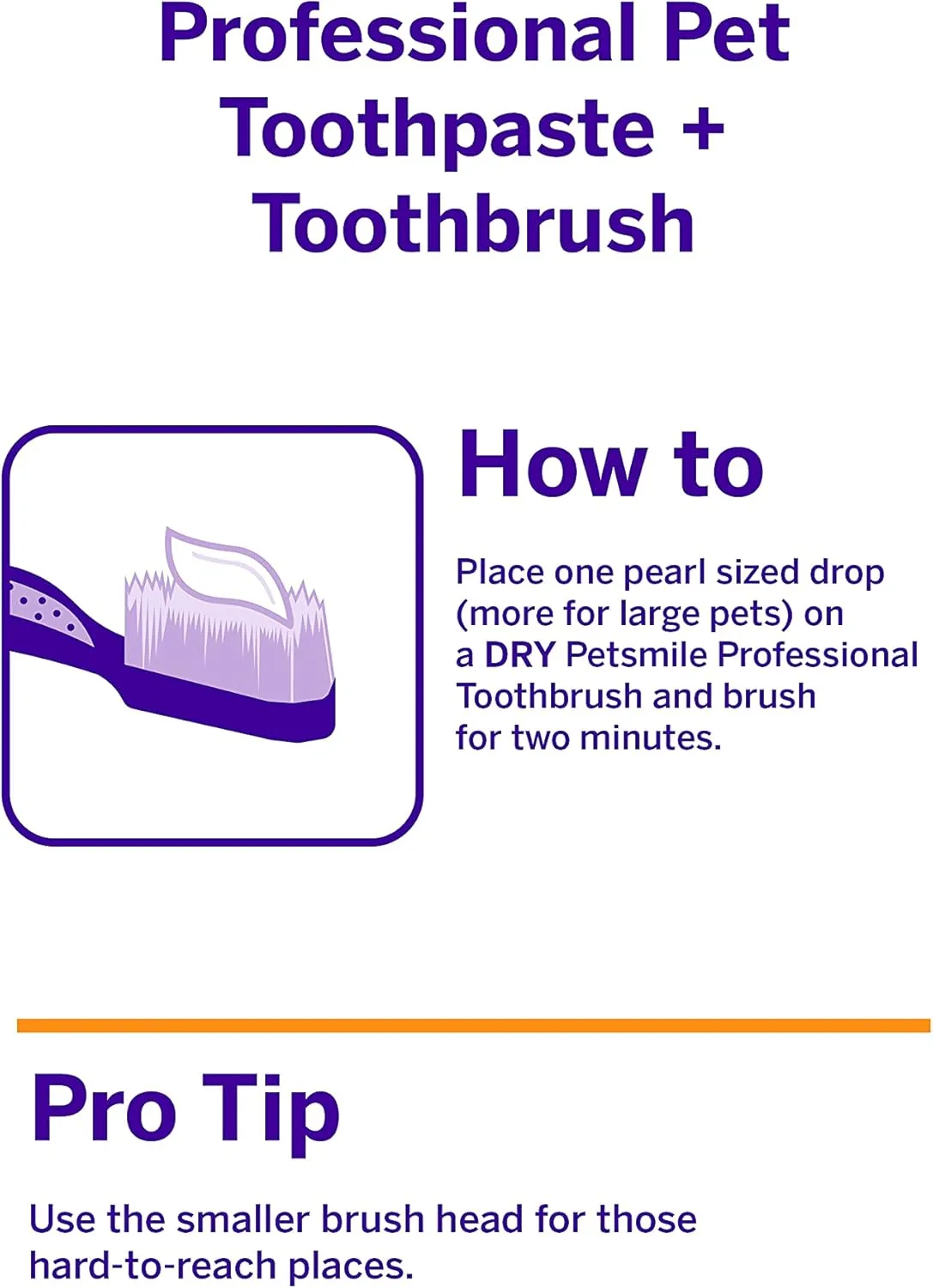 Petsmile Professional Pet Teeth Brushing Kit for Cats & Dogs - Only VOHC Accepted Toothpaste & Patented Toothbrush - Proven to Control Plaque & Tartar Calprox Formula (Say Cheese, 4.2 Oz)