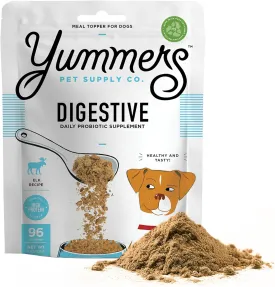 Premium Digestive Supplement for Dogs, Daily Probiotic Supplements, Elk Recipe, 8 oz. - All-Natural Freeze-Dried Dog Food Supplement Toppers - Flavor Dog Food Topper for Digestive Health
