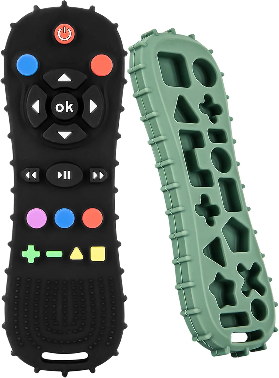 Puppy Chew Toy & Treat Starter Pack - Puppys Chew Toys for Teething - Long-lasting Puppys Chew Treat - Puppy Supplies - can Relieve Anxiety, Dog Toy for Small Medium Breed (Green and Black)