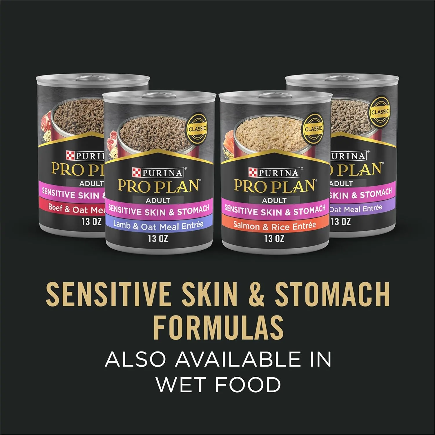 Purina Pro Plan Sensitive Skin and Stomach Dog Food Large Breed Salmon and Rice Formula - 34 lb. Bag