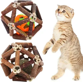 REAL PEAZ Catnip Toys | Silvervine for Cats Natural Cat Treats for Indoor Cats Interactive Kitten Teeth Cleaning Toys for Calm Cat Anxiety and Stress Teeth Cleaning