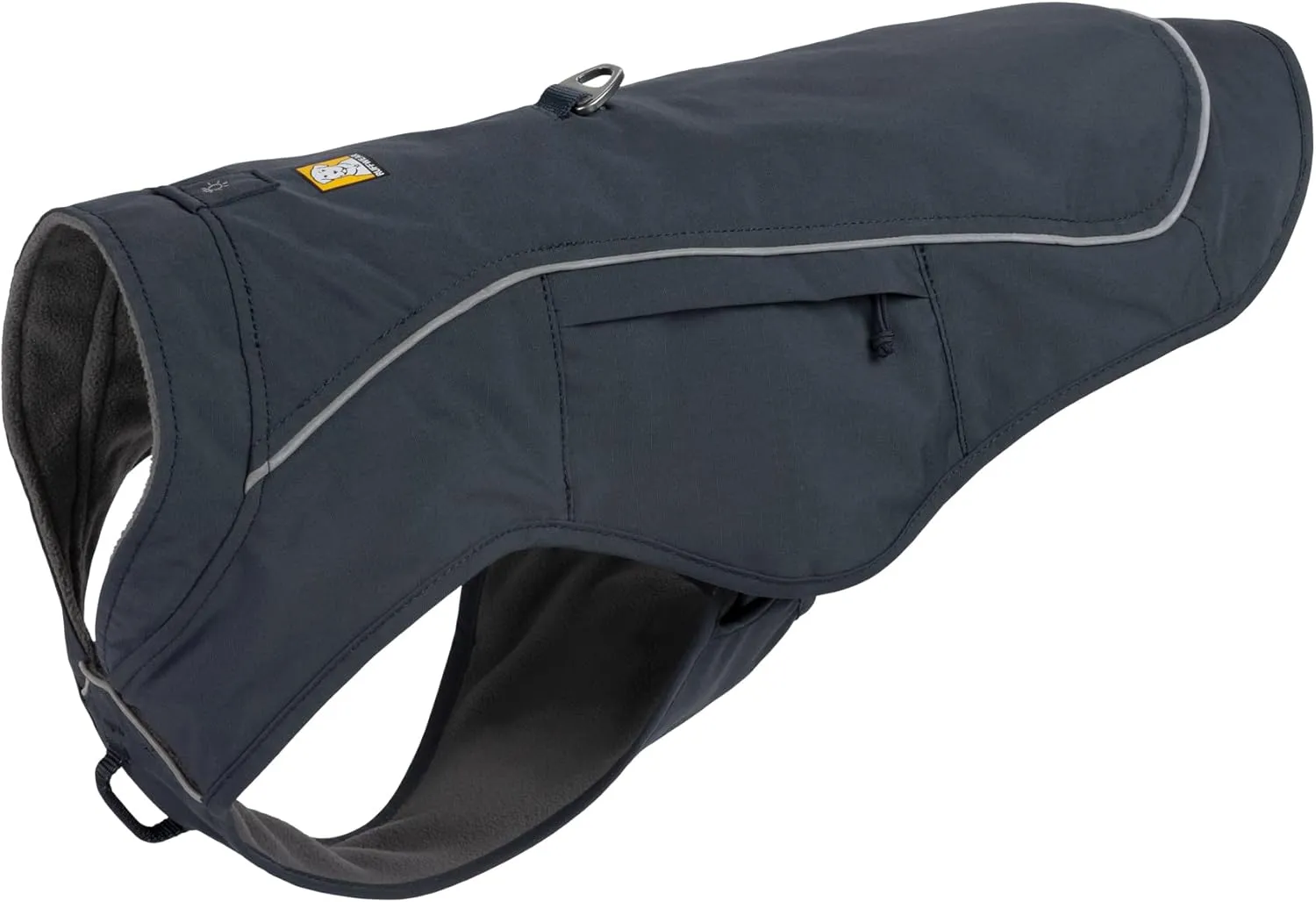 Ruffwear, Overcoat Fuse Jacket Harness Combo for Dogs, Basalt Gray, X-Small