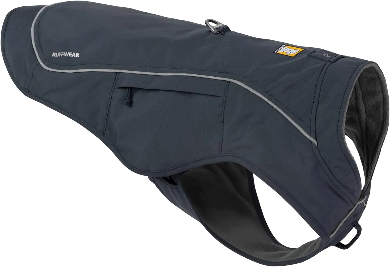 Ruffwear, Overcoat Fuse Jacket Harness Combo for Dogs, Basalt Gray, X-Small
