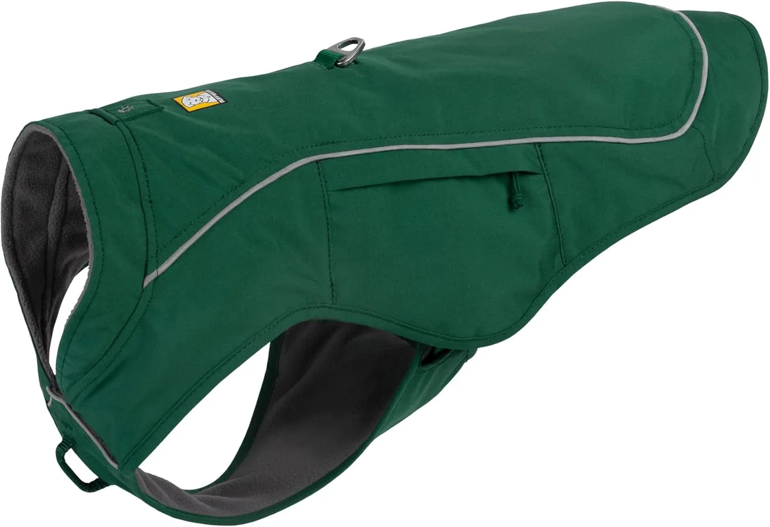 Ruffwear, Overcoat Fuse Jacket Harness Combo for Dogs, Evergreen, X-Small