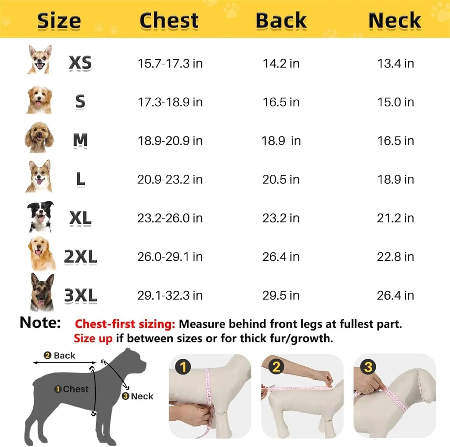 SlowTon Dog Raincoat Waterproof - Dog Rain Jacket with Harness and Hood Lightweight, Reflective Dogs Rain Coat for Large Medium Small Dogs Girl Boy Puppy Poncho Pet Clothes (Yellow, M)
