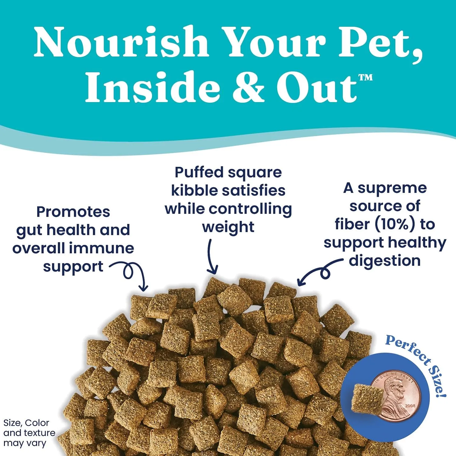 Solid Gold Dry Dog Food for Adult & Senior Dogs - Made with Real Pollock, Probiotics, & Omega 3 Fish - Whole Grain Dry Dog Food for Weight Management & Better Digestion - 4 LB