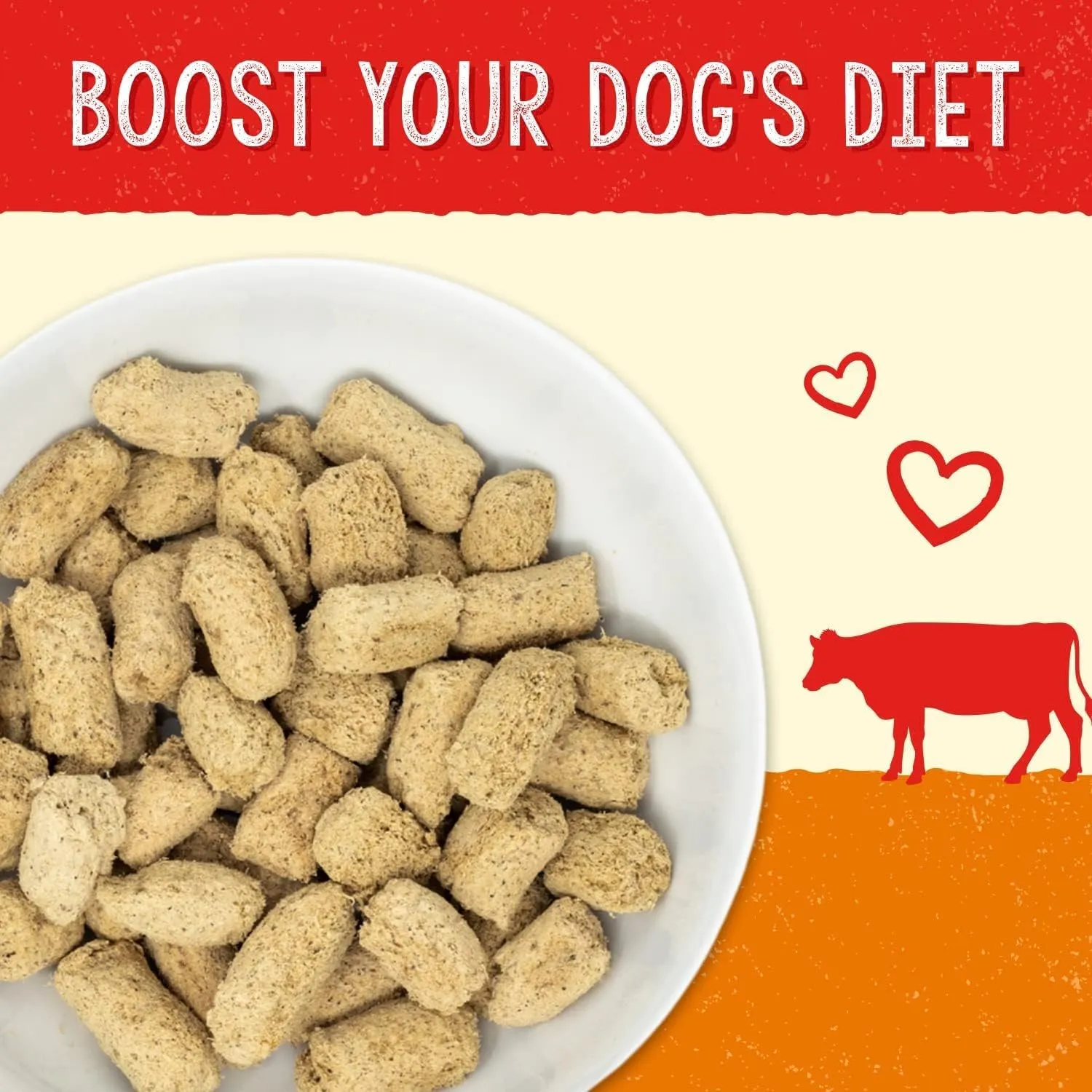 Stella & Chewy's Freeze-Dried Raw Dog Food for Digestive Health - Grass-Fed Beef Dinner Morsels - Natural Solution for Sensitive Stomach, Gas & Firm Stools - Premium Raw Nutrition - 4.25oz